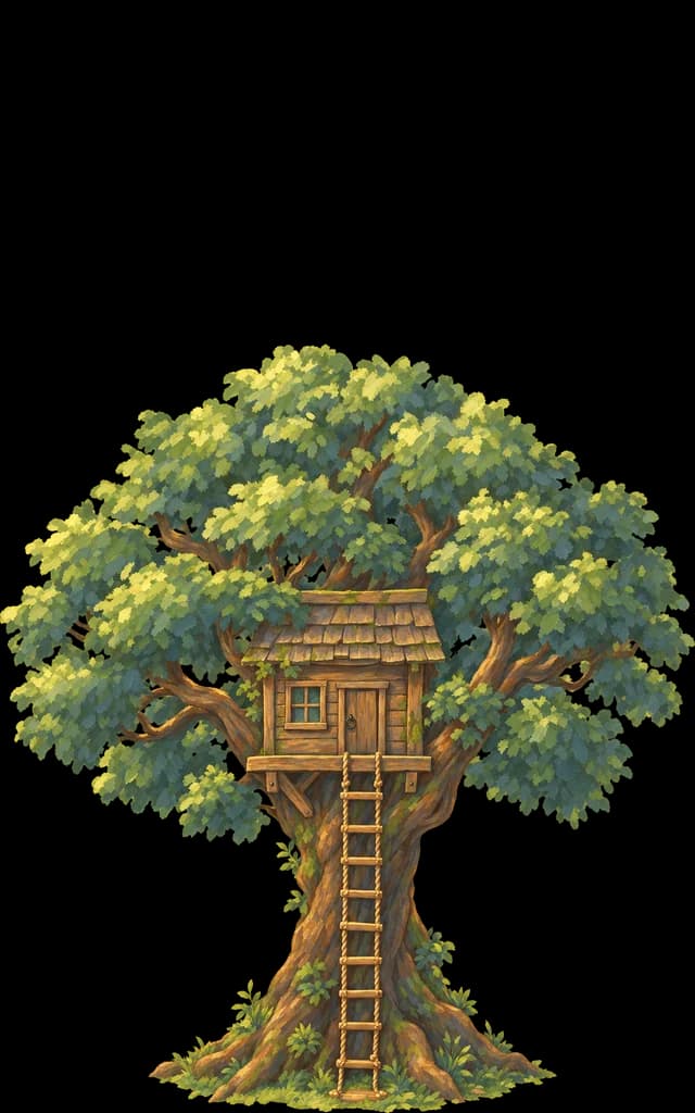 a treehouse
