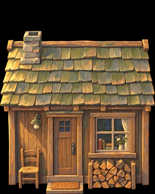 a writer's shack
